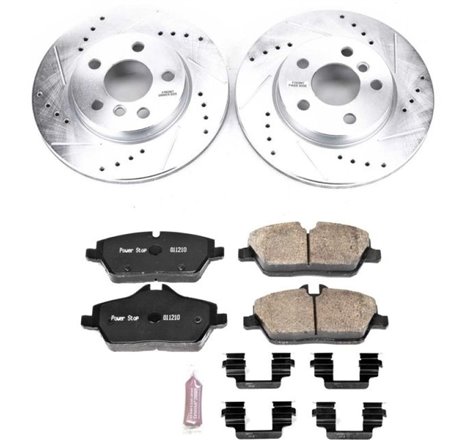 Power Stop 14-16 Mini Cooper Front Z23 Evolution Sport Brake Kit