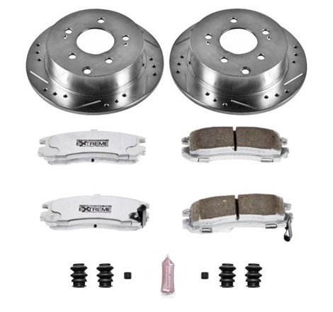 Power Stop 06-12 Mitsubishi Eclipse Rear Z26 Street Warrior Brake Kit