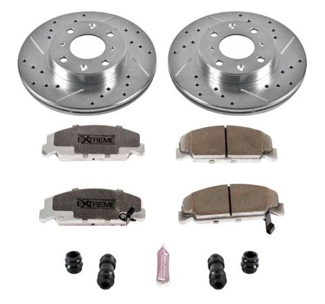 Power Stop 88-89 Honda CRX Front Z26 Street Warrior Brake Kit