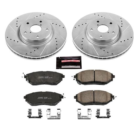 Power Stop 06-07 Subaru B9 Tribeca Front Z23 Evolution Sport Brake Kit