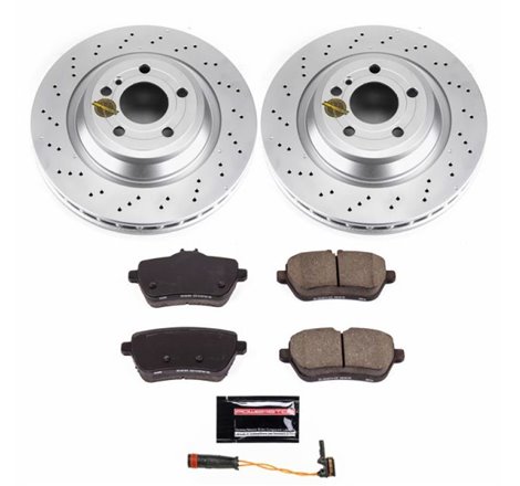 Power Stop 15-16 Mercedes-Benz SL400 Rear Z23 Evolution Sport Coated Brake Kit