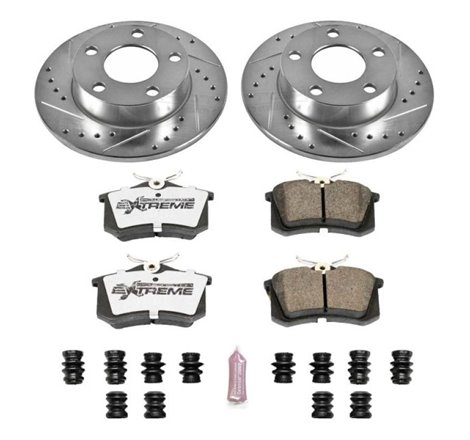 Power Stop 99-05 Volkswagen Passat Rear Z26 Street Warrior Brake Kit