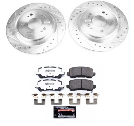 Power Stop 14-19 Acura RLX Rear Z26 Street Warrior Brake Kit