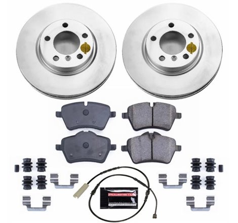 Power Stop 11-16 Mini Cooper Countryman Front Z23 Evolution Sport Coated Brake Kit