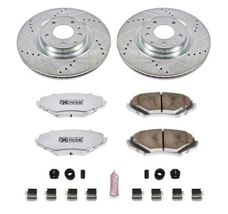 Power Stop 04-11 Mazda RX-8 Front Z26 Street Warrior Brake Kit