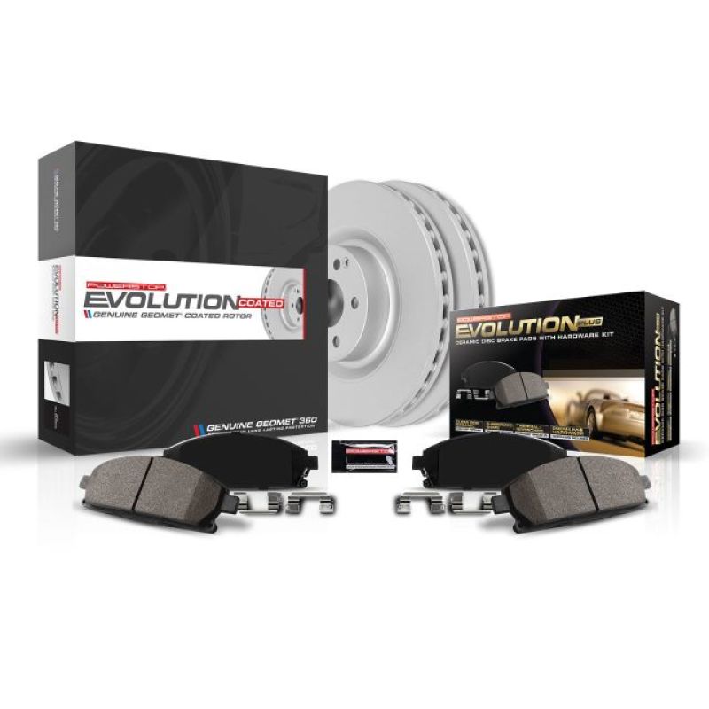 Power Stop 93-02 Mercury Villager Front Z17 Evolution Geomet Coated Brake Kit