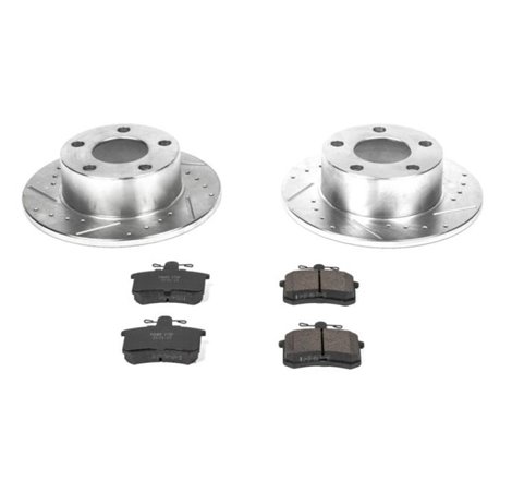 Power Stop 95-97 Audi A6 Rear Z23 Evolution Sport Brake Kit