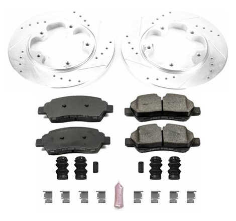 Power Stop 15-19 Ford Transit-150 Rear Z23 Evolution Sport Brake Kit