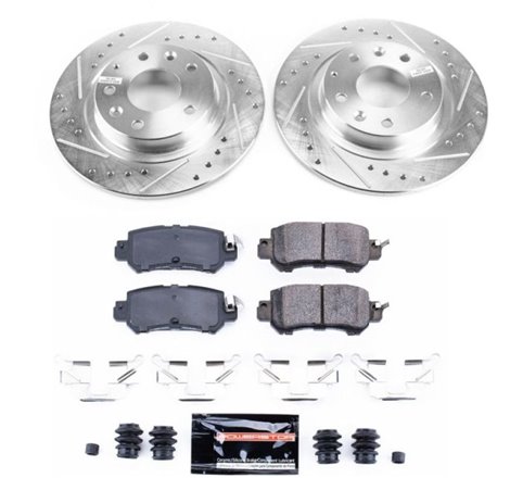 Power Stop 16-18 Mazda CX-3 Rear Z23 Evolution Sport Brake Kit