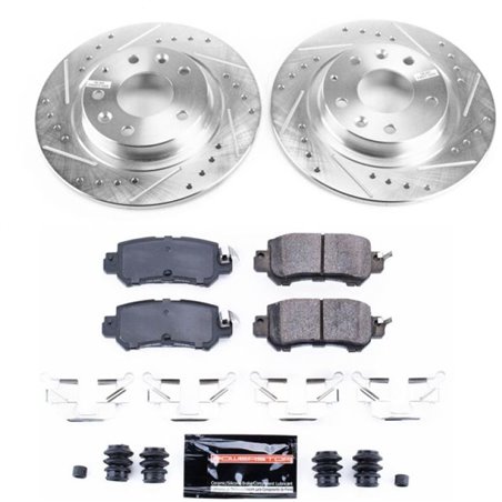 Power Stop 16-18 Mazda CX-3 Rear Z23 Evolution Sport Brake Kit