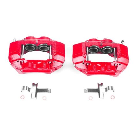 Power Stop 96-02 Toyota 4Runner Front Red Calipers w/o Brackets - Pair