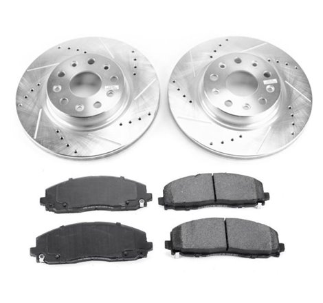 Power Stop 18-19 Jeep Wrangler Front Z23 Evolution Sport Brake Kit