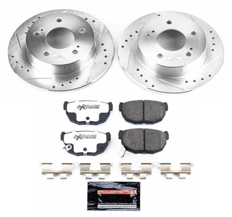 Power Stop 94-98 Nissan 240SX Rear Z26 Street Warrior Brake Kit