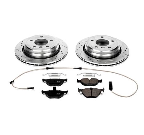 Power Stop 01-03 BMW 525i Rear Z23 Evolution Sport Brake Kit