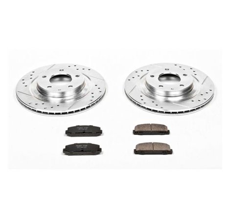 Power Stop 93-95 Mazda RX-7 Rear Z23 Evolution Sport Brake Kit