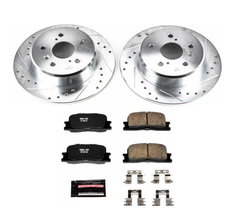 Power Stop 01-03 Toyota Highlander Rear Z23 Evolution Sport Brake Kit