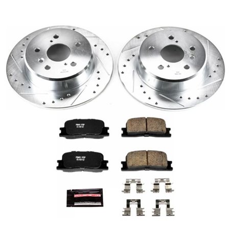 Power Stop 01-03 Toyota Highlander Rear Z23 Evolution Sport Brake Kit