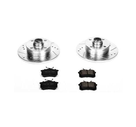 Power Stop 90-92 Volkswagen Corrado Rear Z23 Evolution Sport Brake Kit