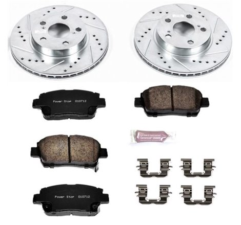 Power Stop 04-09 Toyota Prius Front Z23 Evolution Sport Brake Kit