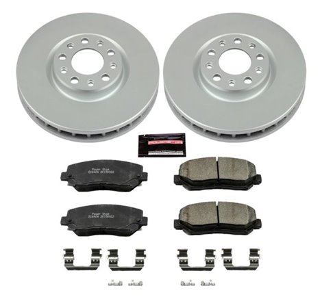 Power Stop 15-17 Chrysler 200 Front Z17 Evolution Geomet Coated Brake Kit