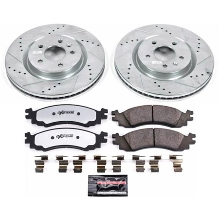 Power Stop 11-12 Ford Taurus Front Z36 Truck & Tow Brake Kit