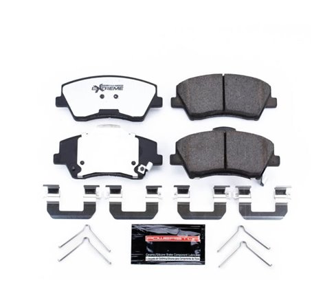 Power Stop 17-19 Hyundai Elantra Front Z36 Truck & Tow Brake Pads w/Hardware