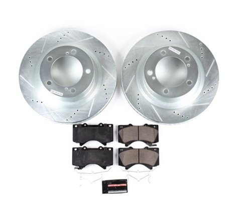 Power Stop 16-18 Lexus LX570 Front Z23 Evolution Sport Brake Kit