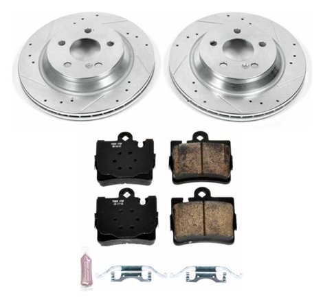 Power Stop 00-02 Mercedes-Benz S430 Rear Z23 Evolution Sport Brake Kit