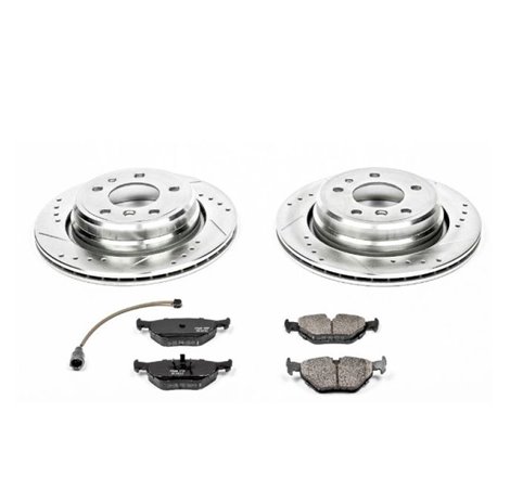 Power Stop 94-95 BMW 540i Rear Z23 Evolution Sport Brake Kit