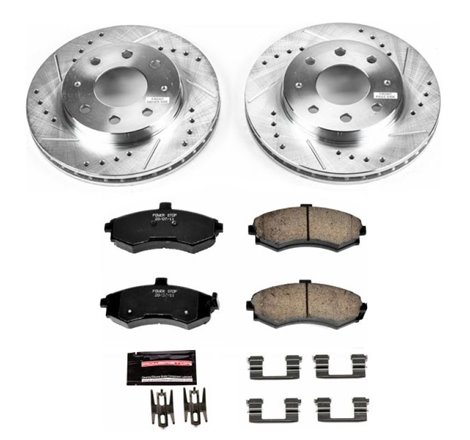 Power Stop 02-05 Hyundai Elantra Front Z23 Evolution Sport Brake Kit