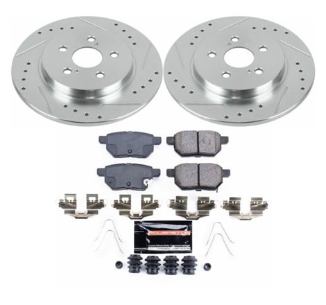 Power Stop 11-17 Lexus CT200h Rear Z23 Evolution Sport Brake Kit