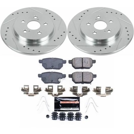 Power Stop 11-17 Lexus CT200h Rear Z23 Evolution Sport Brake Kit