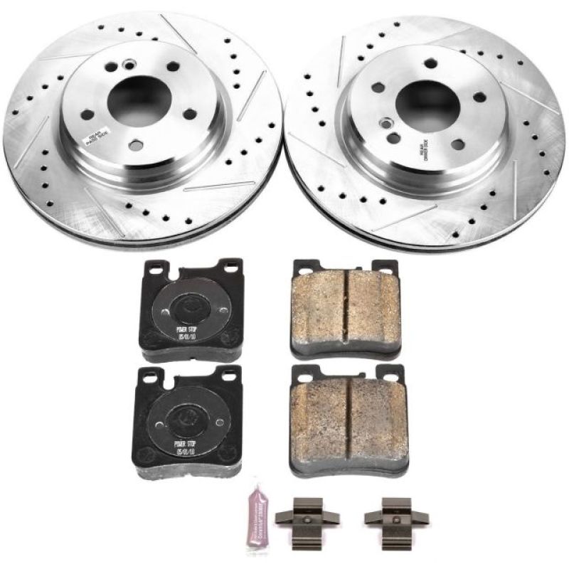 Power Stop 99-02 Mercedes-Benz E55 AMG Rear Z23 Evolution Sport Brake Kit