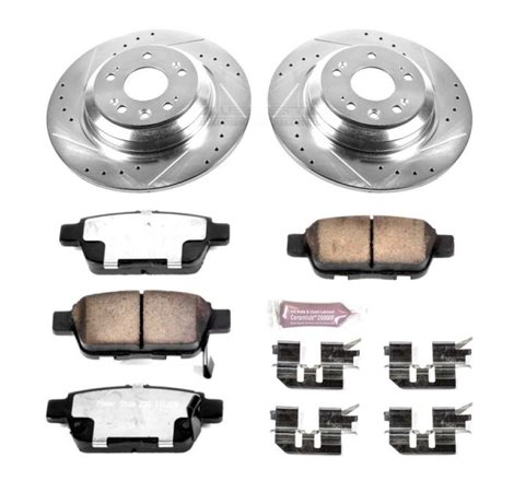 Power Stop 09-14 Acura TL Rear Z36 Truck & Tow Brake Kit