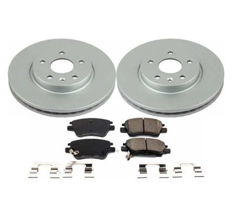 Power Stop 17-19 Chevrolet Bolt EV Front Z17 Evolution Geomet Coated Brake Kit