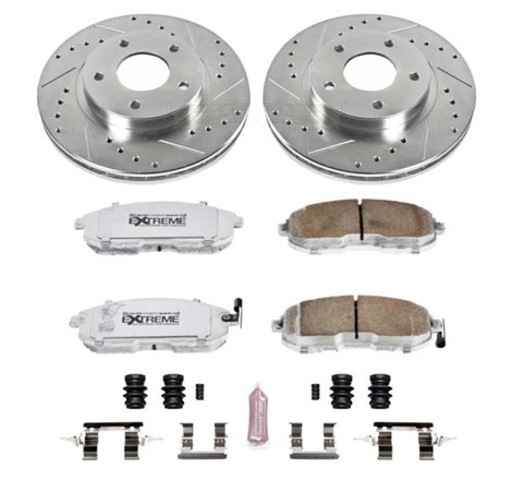 Power Stop 00-01 Infiniti I30 Front Z26 Street Warrior Brake Kit