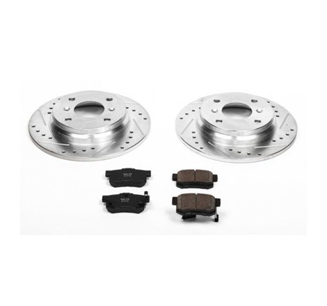 Power Stop 92-96 Honda Prelude Rear Z23 Evolution Sport Brake Kit