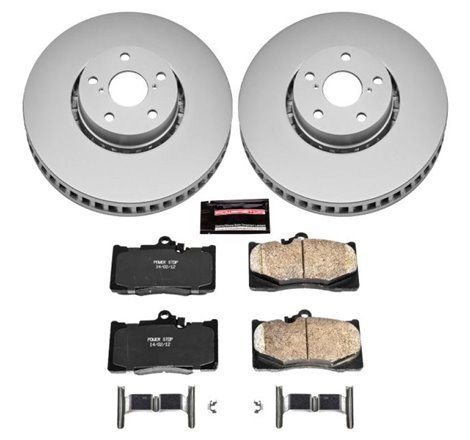 Power Stop 07-11 Lexus GS350 Front Z17 Evolution Geomet Coated Brake Kit