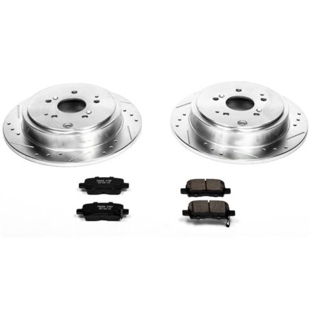 Power Stop 01-06 Acura MDX Rear Z23 Evolution Sport Brake Kit