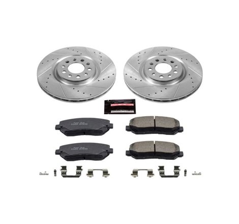 Power Stop 15-17 Chrysler 200 Front Z23 Evolution Sport Brake Kit