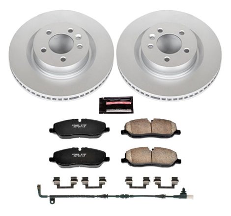 Power Stop 06-09 Land Rover Range Rover Sport Front Z23 Evolution Sport Coated Brake Kit