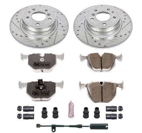 Power Stop 1995 BMW 740i Rear Z26 Street Warrior Brake Kit