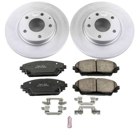 Power Stop 14-16 Mazda 3 Front Z17 Evolution Geomet Coated Brake Kit