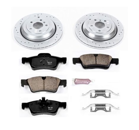 Power Stop 05-06 Mercedes-Benz G55 AMG Rear Z23 Evolution Sport Brake Kit