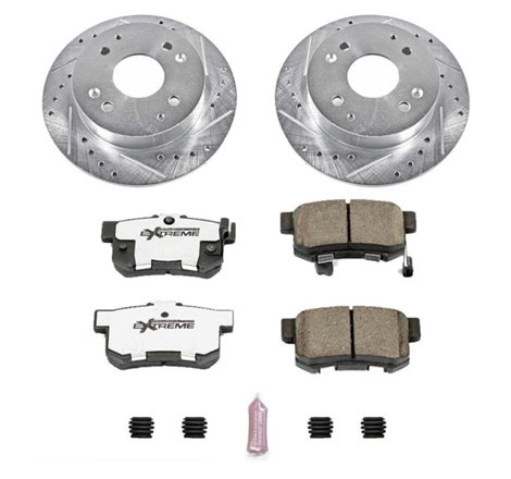 Power Stop 98-99 Acura CL Rear Z26 Street Warrior Brake Kit