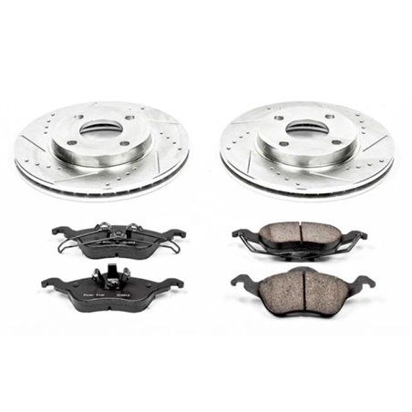 Power Stop 00-04 Ford Focus Front Z23 Evolution Sport Brake Kit