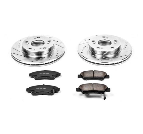 Power Stop 11-15 Honda CR-Z Front Z23 Evolution Sport Brake Kit