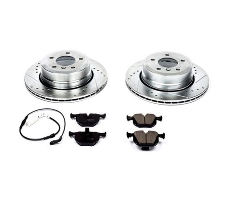 Power Stop 06-07 BMW 525xi Rear Z23 Evolution Sport Brake Kit