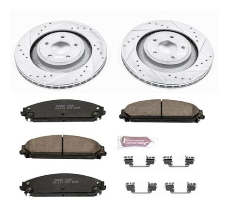 Power Stop 13-14 Chrysler 200 Front Z23 Evolution Sport Brake Kit