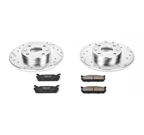 Power Stop 91-96 Ford Escort Rear Z23 Evolution Sport Brake Kit